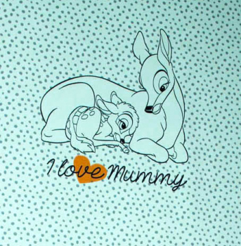 Jersey My little Baby mint Bambi (ca. 90 cm)
